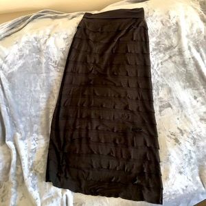 Women’s Max Studio medium brown long skirt